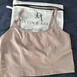Davin & Adley [LACE BACK] Amelia Pumping & Nursing Crop Cami
